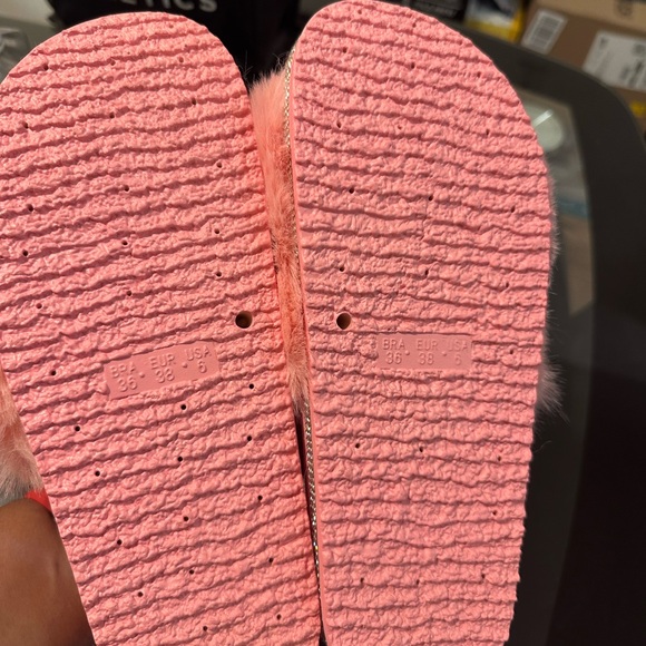 Custom Bling Pink Slippers - Picture 2 of 5